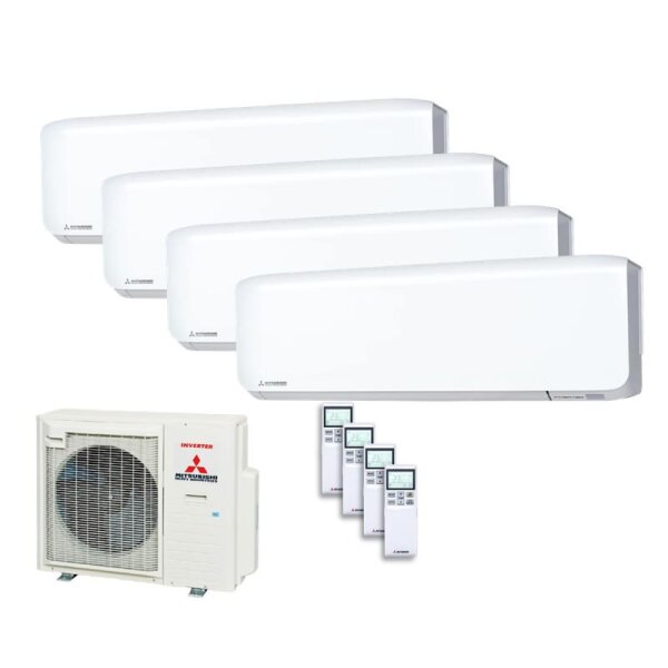 Mitsubishi Heavy Set SRK20ZS-WF + 2 x SRK25ZS-WF+ SRK50ZS-WF + SCM80ZS-W 2,0/2,5/5,0kW WiFi