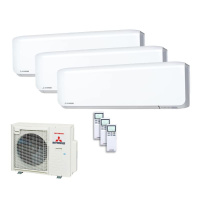 Mitsubishi Heavy Set 3 Wandgeräte SRK25ZS-WF + 2 x...