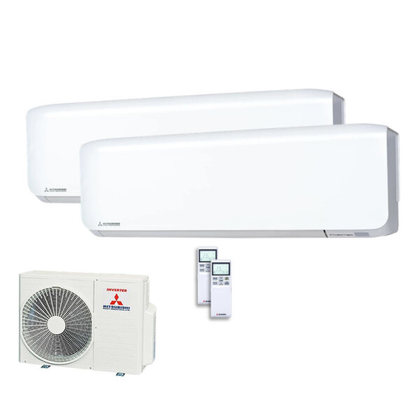 Mitsubishi Heavy Set 2 Wandgeräte SRK35ZS-WF + SRK50ZS-WF + SCM50ZS-W  3,5/5,0 kW  WiFi R32