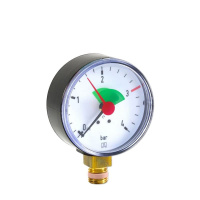 AFRISO Manometer HZ 63 - Anschluss radial 1/4 | 3/8"...
