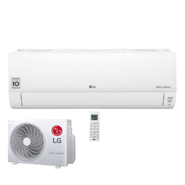 LG Set DC09RK NSJ + DC09RK UL2 Wandgerät Deluxe Dualcool 2,5 kW WiFi | Raumgröße 25 - 30 m² | R32