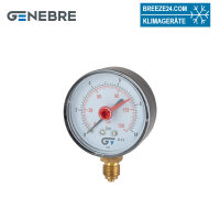 GENEBRE Manometer GRFMM6310U 63 mm | 0 - 10 bar |...