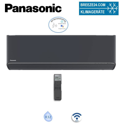 Panasonic CS-XZ42CKEW-H WiFi Wandgerät Etherea graphitgrau 4,2 kW für 1 Raum | 40 - 45 m² | R32