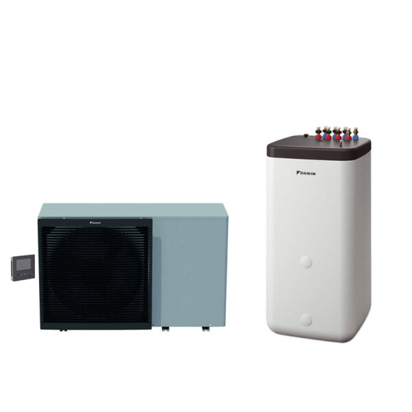 Daikin Altherma 3 ST Set EBLA09D3W1 + EKHWP54419B Wärmepumpe + Speicher 500 L - 9 kW - Heizstab 3 kW