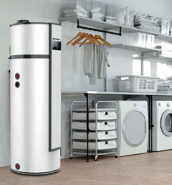 Krone BWS 125-200 Brauchwasserwärmepumpe Speicher mit 200 Liter | 1,5 kW Heizstab | WiFi