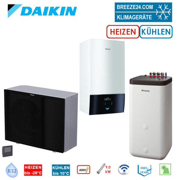 Daikin Altherma 3 H MT Set EPRA12EW1 + ETBX12E9W + EKHWP54419B + Hydromodul + Speicher  500L | 400V