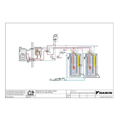 Daikin Altherma 3 H MT Set EPRA12EW1 + ETBX12E9W + EKHWP54419B + Hydromodul + Speicher  500L | 400V