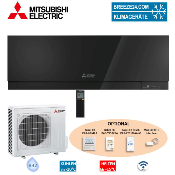 Mitsubishi Electric Set MSZ-EF50VGB + MUZ-EF50VG Wandgerät Premium 5,0 kW - WiFi R32 | Auslaufmodell