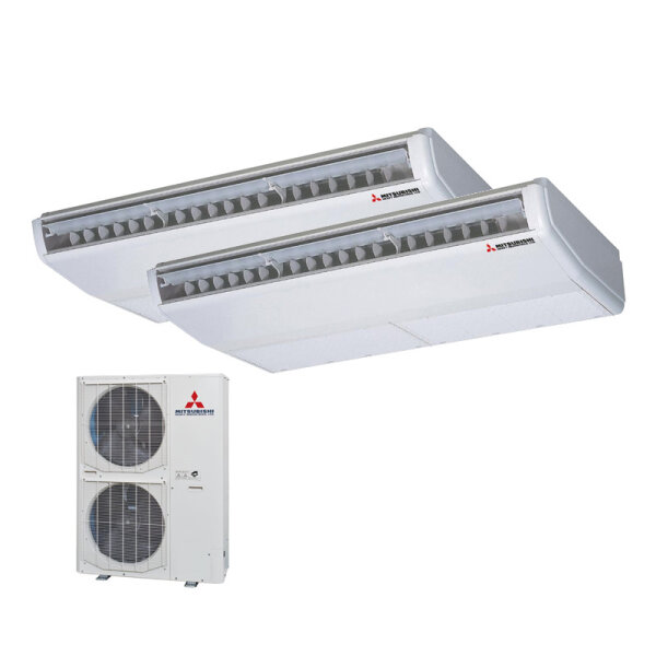 Mitsubishi Heavy Set 2 x FDE125VH + FDC250VSA-W Deckenunterbaugerät 12,5 kW -  400V R32 Klimaanlage