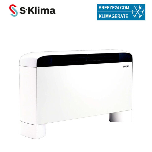S-Klima ESTESF20-3DX-C Kaltwasser Truhenstandgerät 2-Leiter zum Heizen + Kühlen 2,0 kW