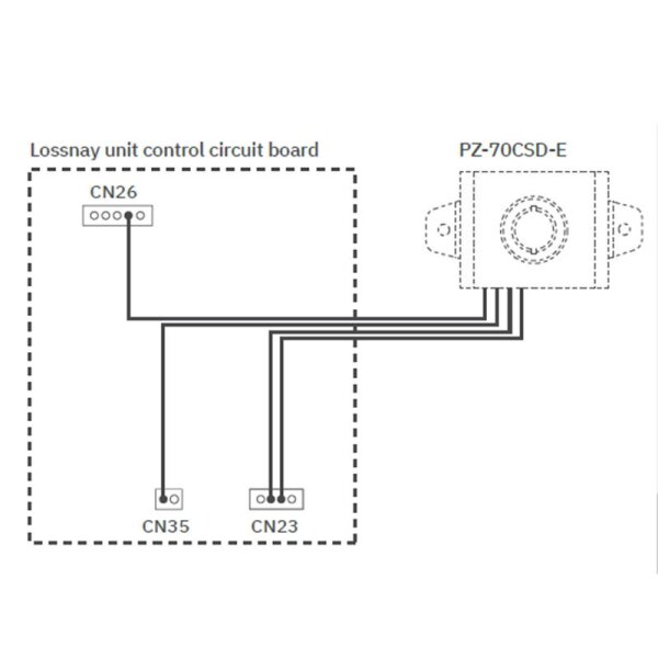 Mitsubishi Electric PZ-70CSD-E CO2-Sensor für LGH-Geräte