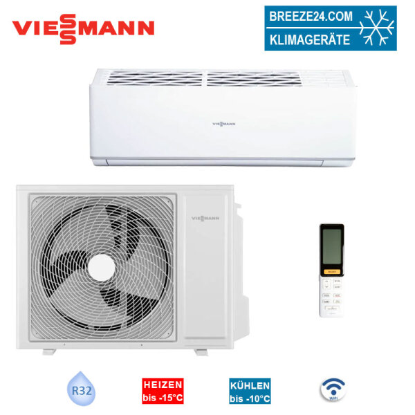 Viessmann Vitoclima 200-S Set Wandgerät WiFi IWAA200MHA032 + OFAA200MHA032 3,5 kW R32 Klimaanlage