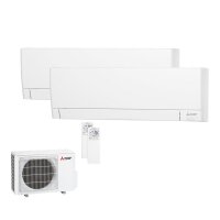Mitsubishi Electric Set 2 Wandgeräte WiFi Kompakt...