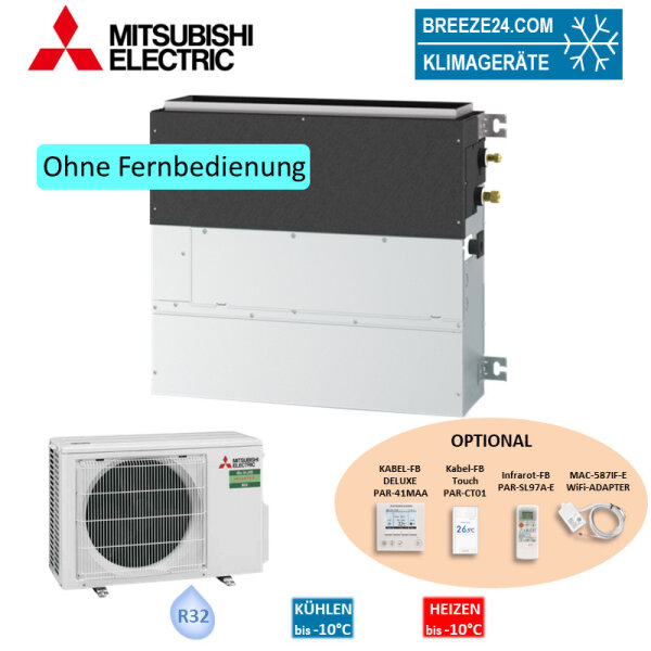 Mitsubishi Electric Set SFZ-M35VA + SUZ-M35VA Truhengerät ohne Verkleidung 3,5 kW Raumgröße 35-40 m²