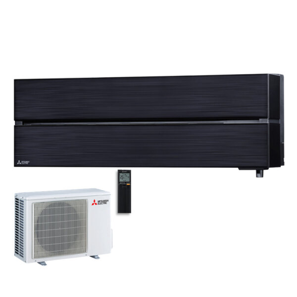 Mitsubishi Electric Set Wandgerät Diamond WiFi MSZ-LN25VG2B + MUZ-LN25VGHZ2 Hyper Heating 2,5 kW