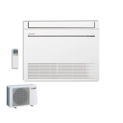 Mitsubishi Electric Set Truhengerät MFZ-KW35VG + MUFZ-KW35VGHZ Hyper Heating 3,5kW Raumgröße 35-40m²