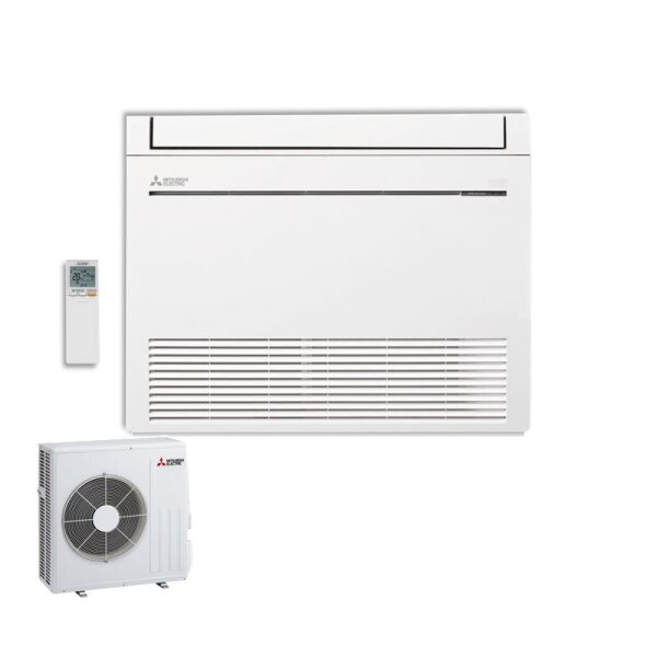 Mitsubishi Electric Set Truhengerät MFZ-KW50VG + MUFZ-KW50VGHZ Hyper Heating 5,0kW Raumgröße 50-55m²