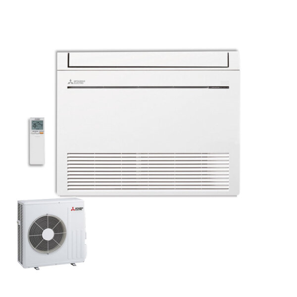 Mitsubishi Electric Set Truhengerät MFZ-KW60VG + MUFZ-KW60VGHZ Hyper Heating 6,1kW Raumgröße 60-65m2