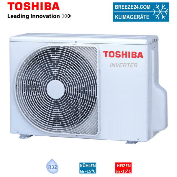 Toshiba Außengerät 7,0 kW - RAS-24J2AVSG-E1 Shorai EDGE für 1 Innengerät | 70 - 75 m² - R32