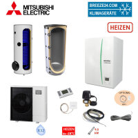 Mitsubishi Electric Set PUD-SHWM120VAA + EHSD-YM9D...