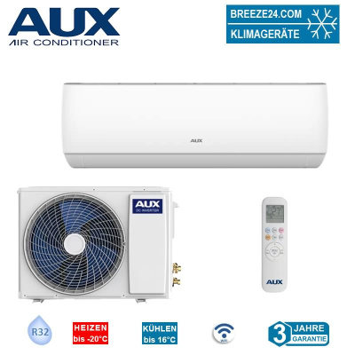 AUX Klimaanlagen Set J-Smart Nordic WiFi ASW-H09B7C4 + JOR3DI-C3 2,6 kW für 1 Zimmer mit 25 - 30 m²