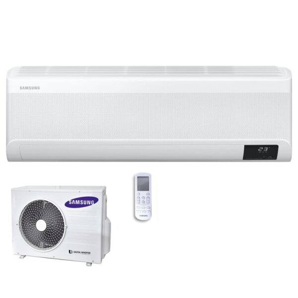 Samsung Set AC 026 TNXDKG + AC 026 RXADKG Wandgerät Wind-Free 2,6 kW | Raumgröße 25 - 30 m² | R32