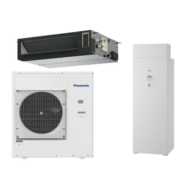 Panasonic Set Aquarea EcoFleX WH-ADF0309J3E5CM + S-71WF3E + CU-2WZ71YBE5 | WiFi | 8.0 kW | 185 Liter