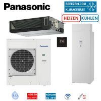 Panasonic Set Aquarea EcoFleX WH-ADF0309J3E5CM + S-71WF3E...