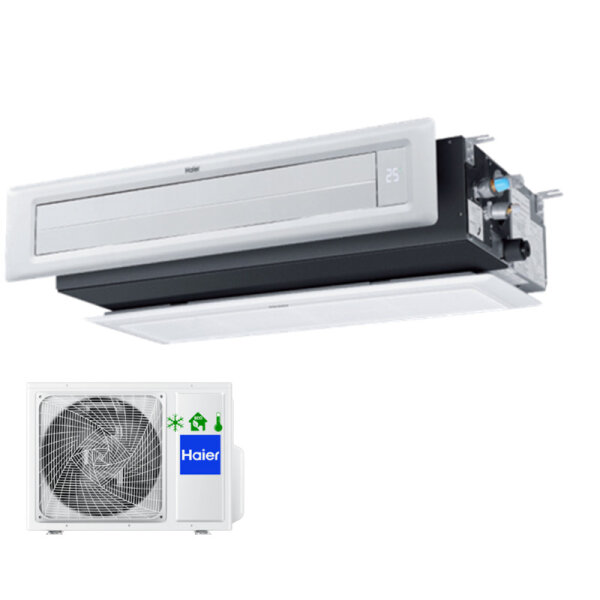 Haier Set AD50S2SS1FA(H) + 1U50S2SJ2FA Kanalgerät mit Blende - WiFi | Raumgröße 50 - 55 m² | 5,0 kW