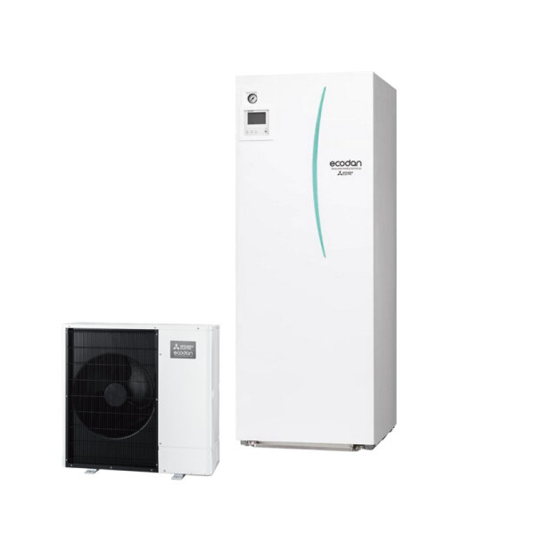 Mitsubishi Electric Set 6.12 PUD-SWM80YAA + EHST20D-YM9D Wärmepumpe + Speichermodul 10,0 kW 200 L