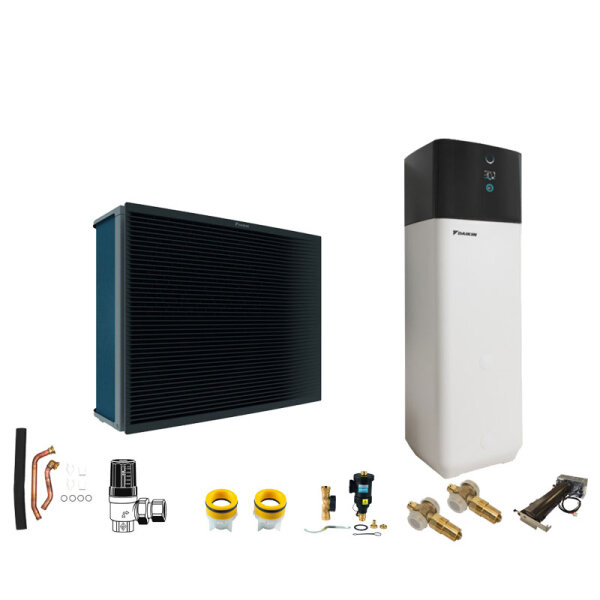 Daikin Altherma 3 H HT ECH2O Set EPRA14DW17 + ETSH16P50E Wärmepumpe + Hydrobox/Speicher 500L HS 9 kW