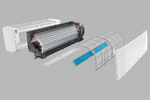 Hitachi Set RAK-DJ18RHAE + RAC-DJ18WHAE Wandgerät airHome 400 2,0 kW für 1 Raum 20 - 25 m² | WiFi