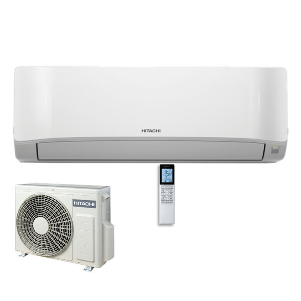Hitachi Set RAK-DJ50RHAE + RAC-DJ50WHAE Wandgerät airHome 400 5,0 kW für 1 Raum 50 - 55 m² | WiFi