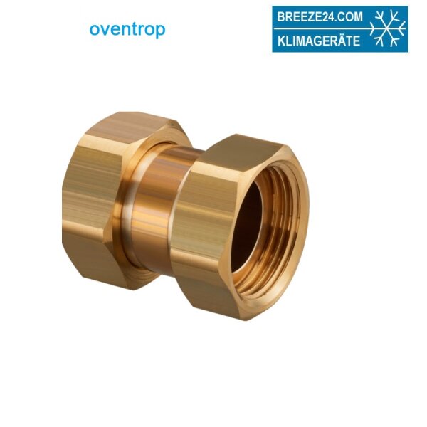 OVENTROP-Doppelverschraubung für Kesselverrohrung,G3/4 IGxG3/4 ÜM. 18,5mm
