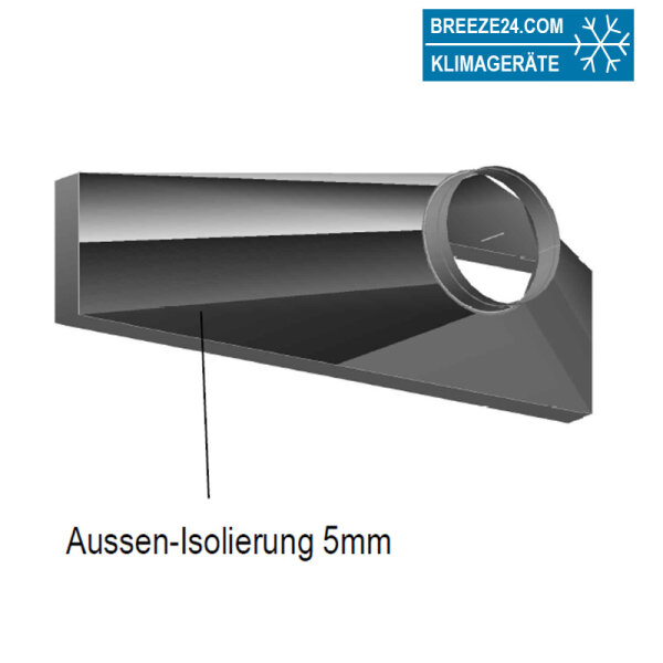 Penka Kanaladapter Zuluft für Mitsubishi Electric PEFY-P15-32VMS1-E 156x668-d16.rs