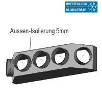 Penka Kanaladapter Zuluft für Mitsubishi Heavy...