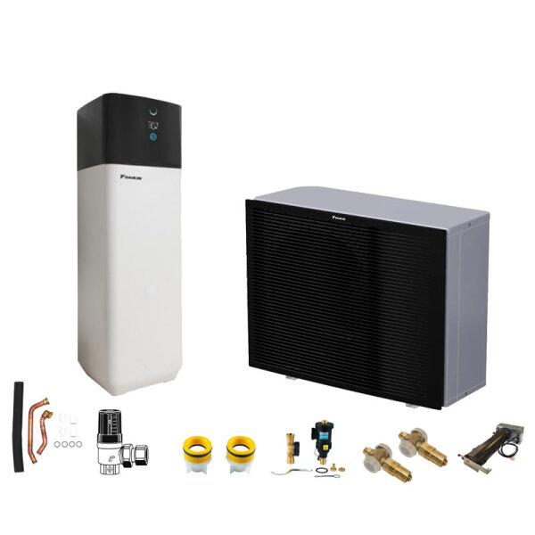 Daikin Altherma 3 H HT ECH2O Set EPRA16DW17 + ETSX16P50E7 Wärmepumpe + Hydrobox/Speicher 500L HS 9kW