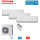 Toshiba Set 3 x RAS-B13J2KVG-E + 3M26U2AVG-E Wandgerät Seiya 3,7 kW R32 Klimaanlage (Auslaufmodell)