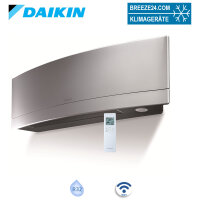 Daikin FTXJ25MS Emura Wandger&auml;t silber 2,4 kW...