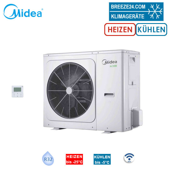 Midea Thermal Arctic MHA-V6W/D2N8-B Luft/Wasser-Wärmepumpe | Heizen 6.2 kW | Kühlen 6.5 kW | R32