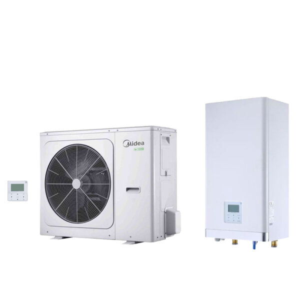 Midea Thermal Arctic Set MHA-V8W/D2N8-B + HB-A100/CD90GN8-B Luft/Wasser-Wärmepumpe + Hydromodul WiFi