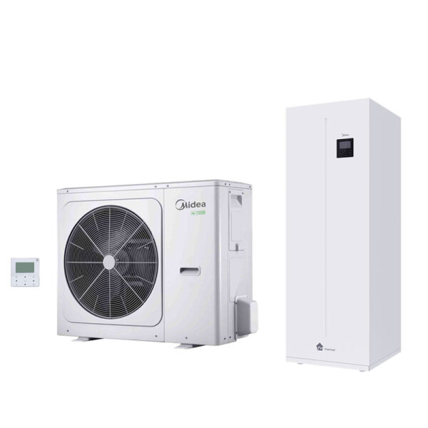 Midea Thermal Arctic Set MHA-V10W/D2N8-B + HBT-A100/190CD30GN8-B Wärmepumpe + Hydromodul 190 L WiFi