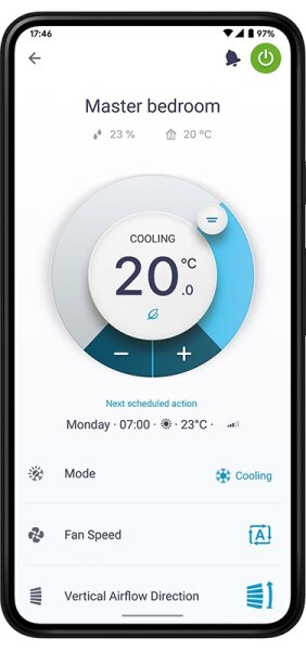 Daikin Wandgerät FTXTA30CW Stylish WiFi weiss Cold Region 3,0 kW für 1 Raum | 30 - 35 m² | Monosplit