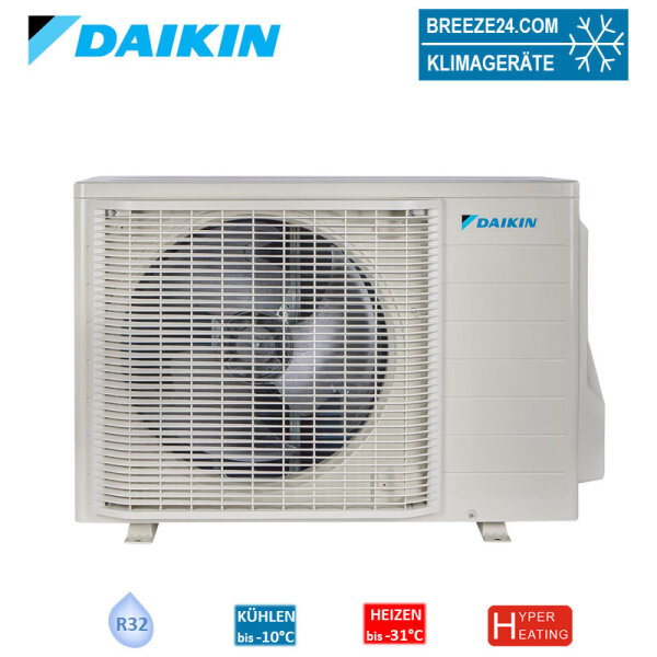Daikin RXTP25A Cold Region | 2.5 kW | 3.2 kW für 1 Innengerät | 25 - 30 m² | Hyper Heating | R32