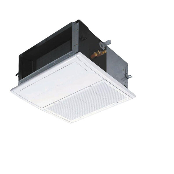 Mitsubishi Heavy FDTQ36KXZE3-W (QR) 1-Wege-Deckenkassette Euroraster + Blende QR-PNA-14W-ER 3,6 kW R32