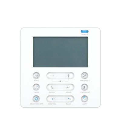 Midea Kabelfernbedienung KJR-120C1/BTF-E für Wandgeräte, Deckenkassetten, Kanalgeräte, Flextruhen
