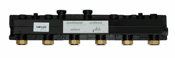 Modulverteilergruppe 3 gemischte Heizkreise mit Verteilerbalken Pumpengruppe