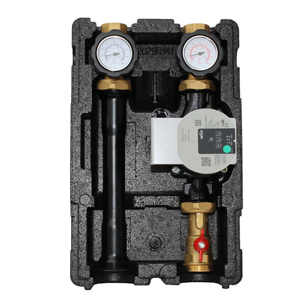 Modulverteiler Pumpengruppe 3-fach 2 x gemischter 1 x ungemischter Heizkreis