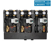 Modulverteiler Pumpengruppe 3-fach 2 x gemischter 1 x...