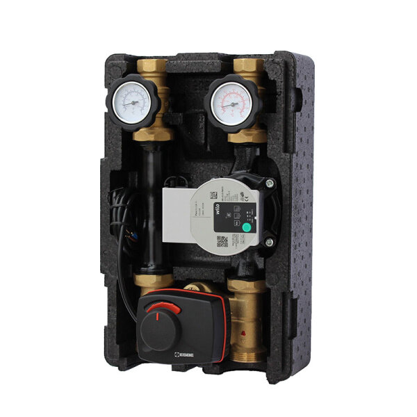 Modulverteiler Pumpengruppe 4-fach 4 x gemischter Heizkreis Heizkreisset 3 Wege